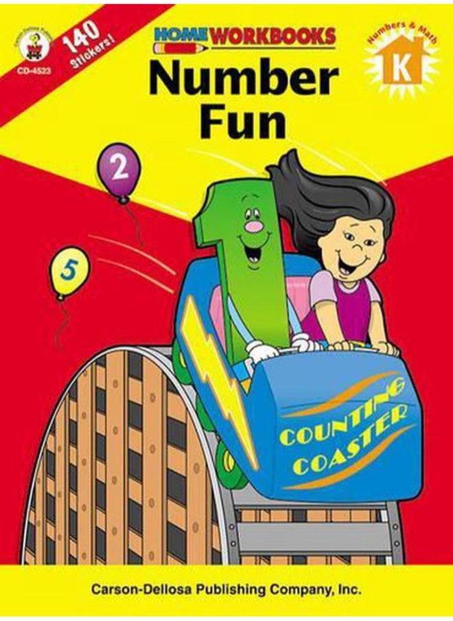 Number Fun, Grade K (Home Workbooks) By Carson-Dellosa 