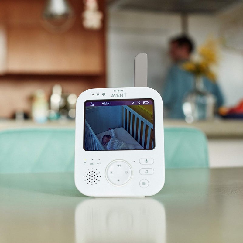 PHILIPS Avent Digital Baby Monitor with Camera and Audio 35 Display Baby Camera Monitor with 2Way Talk Night Vision Temperature 980ft Range Video Baby Monitor with No Wifi Lullabies - Image 5