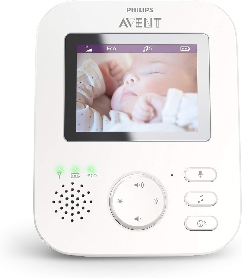 PHILIPS Avent Digital Baby Monitor with Camera and Audio 35 Display Baby Camera Monitor with 2Way Talk Night Vision Temperature 980ft Range Video Baby Monitor with No Wifi Lullabies - Image 2