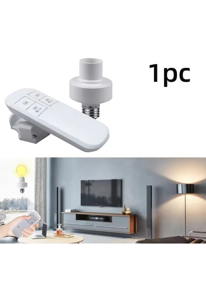 1pc E27 Infrared Lamp Holder 2 Gear Timer 15 30min Plug and Play Smart Lighting - Image 2