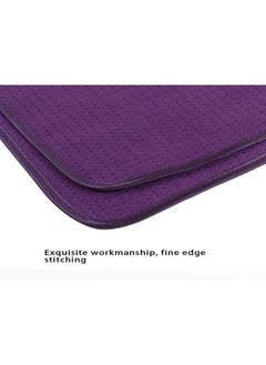 NIBEMINENT Reusable Spa Steam Massage Towel Washable Beauty Salon Bed Sheet for Skin Care 35 x 90cmPurple  - Image 4