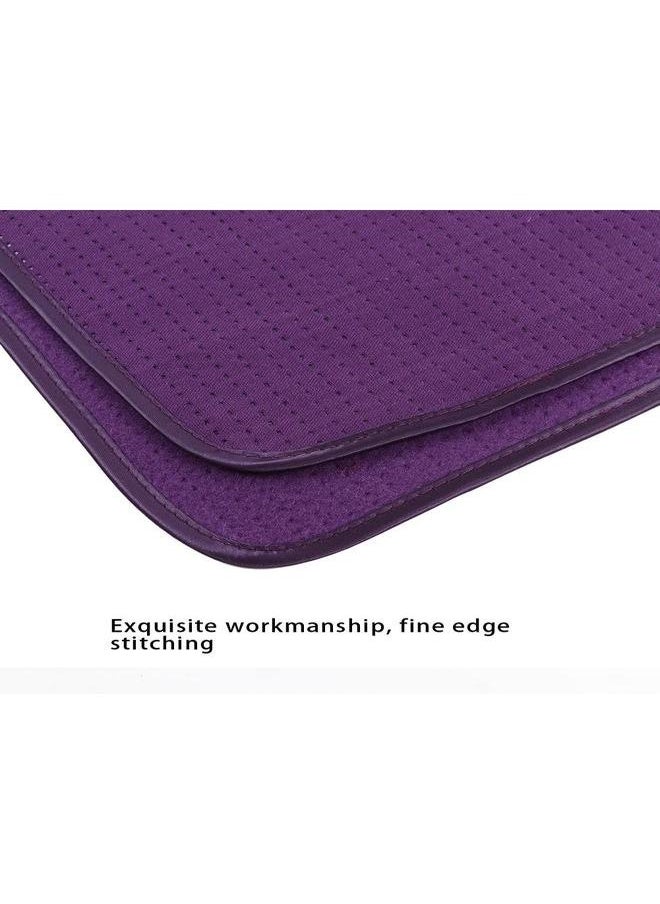 NIBEMINENT Reusable Spa Steam Massage Towel Washable Beauty Salon Bed Sheet for Skin Care 35 x 90cmPurple  - Image 4