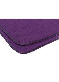NIBEMINENT Reusable Spa Steam Massage Towel Washable Beauty Salon Bed Sheet for Skin Care 35 x 90cmPurple  - Image 2