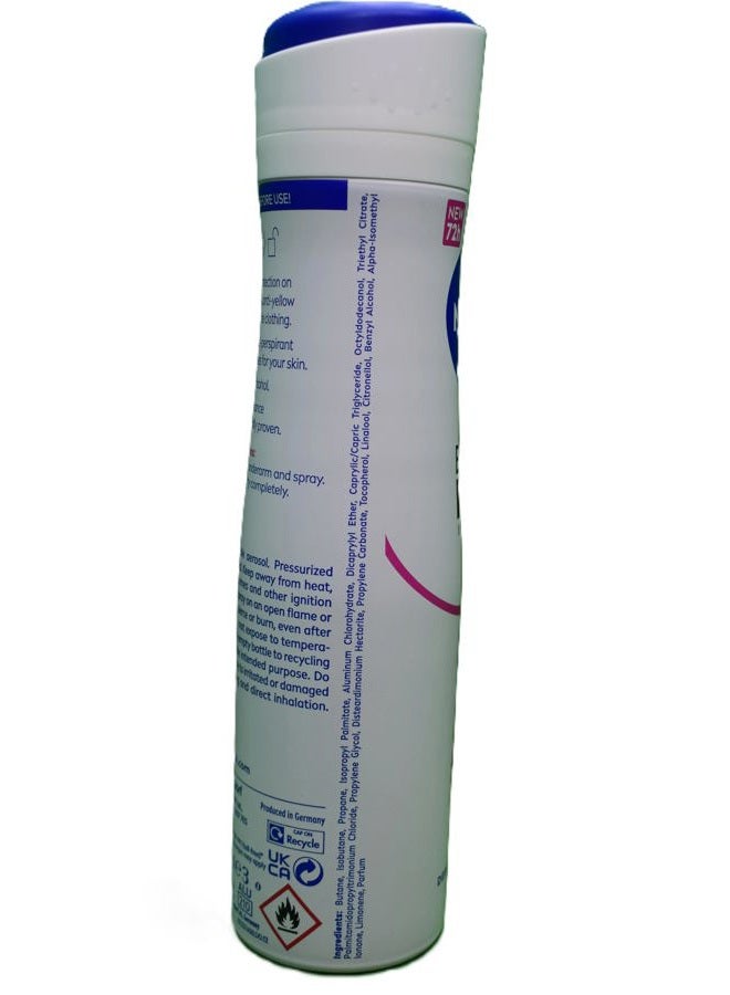 Nivea for Women Anti Perpirant Spray Invisible for Black & White 48h 150 Ml (Pack of 3) - Image 2