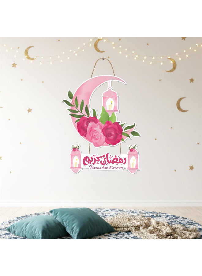 لوحة رمضان خشبية بسُمك 6 ملم مطبوعة بجودة عالية، تصميم فني أنيق يزين حائط منزلك ويمنحه أجواء رمضانية دافئة ومميزة - Image 3