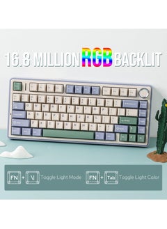AULA F75 Mechanical Keyboard RGB Reaper Switch Gaming Keyboard with Bluetooth/2.4GHz/Wired  - Image 5