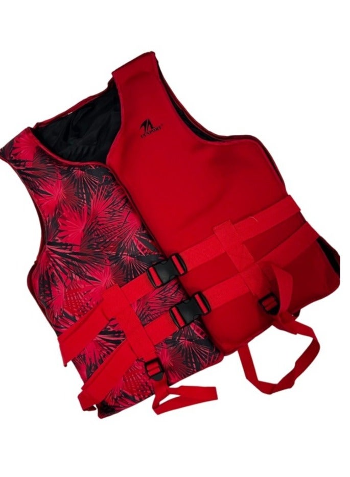 REBENUO Swimming jacket, latest style, safety jackets, size Large (Red) - Image 3