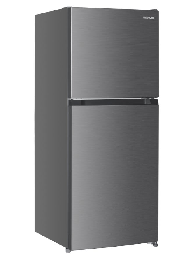 Hitachi 2-Door Top Freezer Refrigerator 181L (6.4 Cu.Ft.), Efficient Inverter Compressor, Reversible Door, Quick Freezing, Tempered Glass Shelves, Inox – HRTN5198MXSA 181 L HRTN5198MXSA grey - Image 2