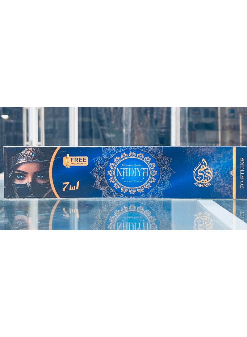 عصي بخور نادية برائحة عطرية تدوم طويلاً – معطر منزلي فاخر - Image 1