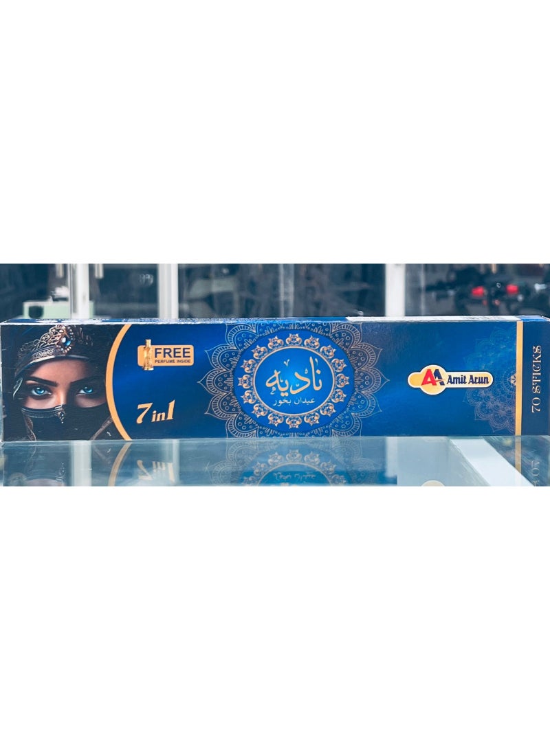 عصي بخور نادية برائحة عطرية تدوم طويلاً – معطر منزلي فاخر - Image 2