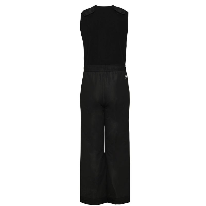 Arctix Kids Limitless Fleece Top Bib Overalls, Black, 2T - Image 2