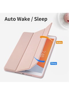 Rock Pow case cover for Apple iPad 10.2 Inch 2021/2020/2019 (9th/8th/7th) Model with Pencil Holder,Slim Tablet Cover with Soft TPU Back,Auto Wake/Sleep for iPad 10.2 inch  - Image 4