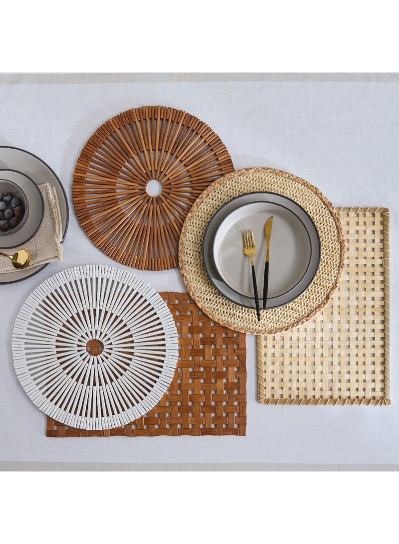 Home Box Bamboo Weave Placemat 30 x 45 cm  - Image 4
