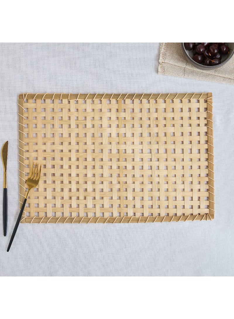 Home Box Bamboo Weave Placemat 30 x 45 cm  - Image 1