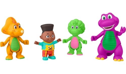 Barneys World Toddler Toys by FisherPrice Hey Friends Pack with Four Figures to Make up Adventures Kids Ages 2 Years - Image 1