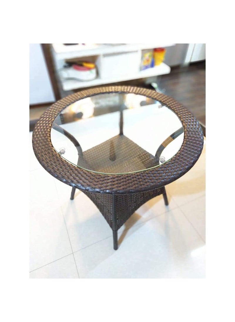 BHAIRAV STORE BHAIRAV STORE D12 Seating Table Chair Set for Outdoor Balcony Garden Coffee Table Set Furniture 1 Table 4 Chair Set  - Image 4