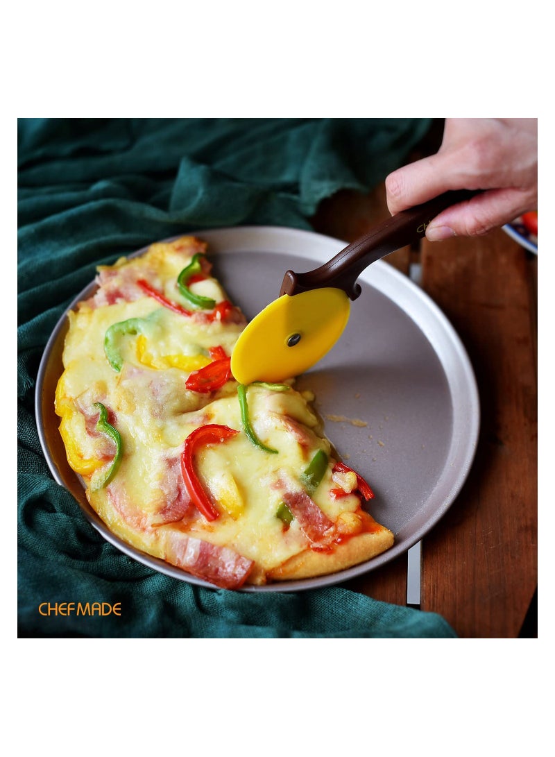 شيف ميد Pizza Pan 8 Inch Non Stick Pancake Bakeware - Image 5