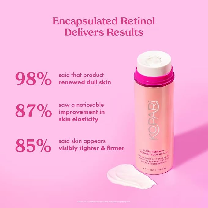 Kopari Ultra Renewal Retinol Body Cream, Infused with Acai & Encapsulated Retinol, Treat Fine Lines & Crepey Skin, Resurface & Boosts Collagen, 4.7 oz - Image 3