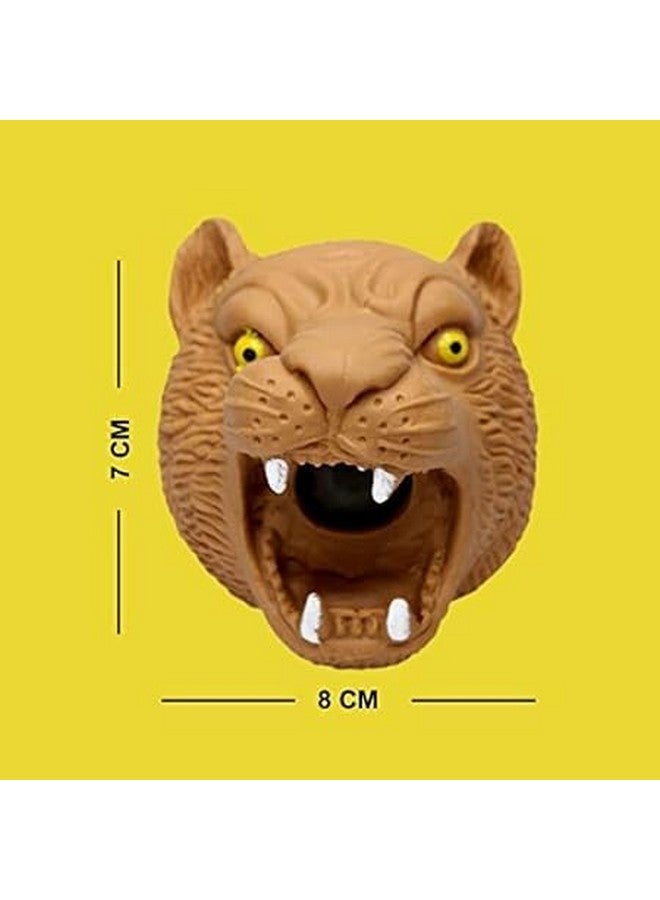 بوكسو ألعاب بوكسو الإسفنجية المضحكة للأطفال والكبار | ألعاب إسفنجية ناعمة ومرنة بأشكال كرتونية للأطفال (نمر، ألوان عشوائية) - Image 2