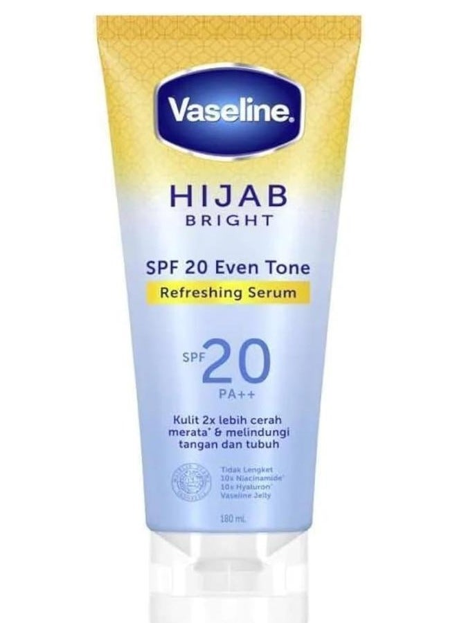 Vaseline Hijab Bright SPF20 Even Tone Refreshing Serum 180ml