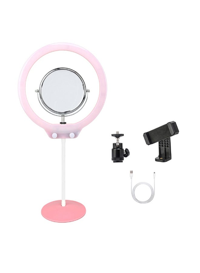 NIBEMINENT Portable LED Camera Photo Studio Ring Light Kit For DSLR Pink  - Image 2