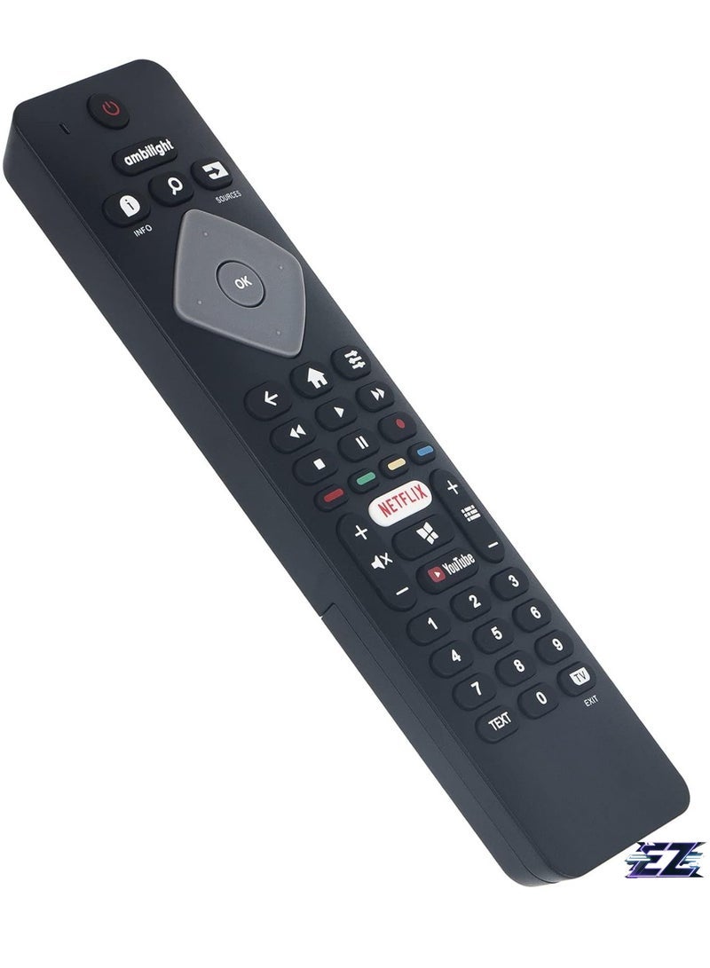 PopZa Replacement Remote Control BRC0984505/01 Fit for Philips FHD LED Smart TV Series 6905 32PFS6905/12 32PFS6905 with battery - Image 2