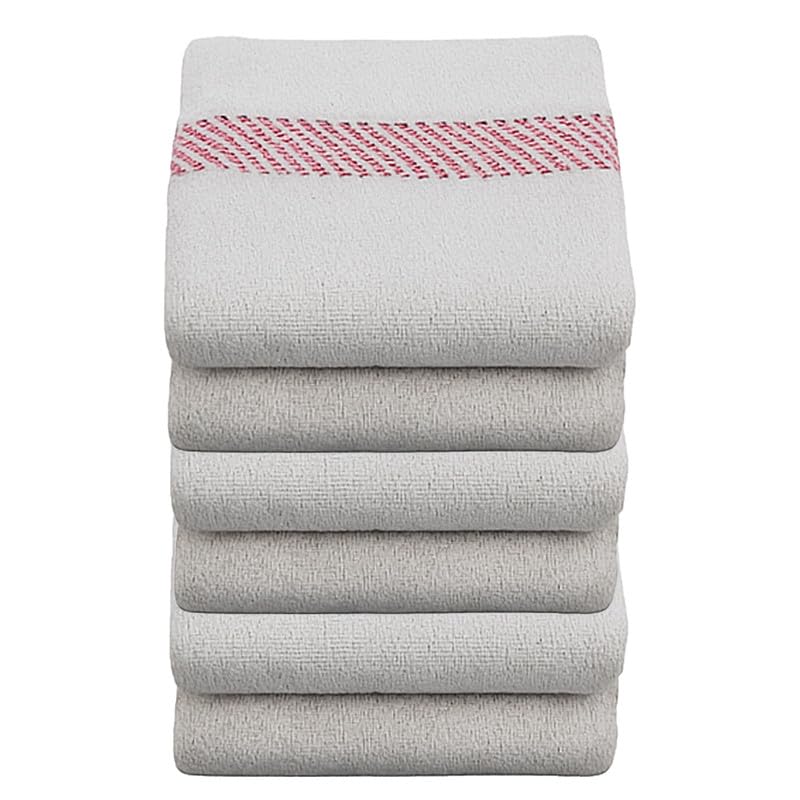Flere 100% Cotton Floor Cleaning Pocha – High Absorbency & Durable Reusable Cloth, 24" x 24" Multipurpose Mop Cloth (Pack of 6) - Image 1