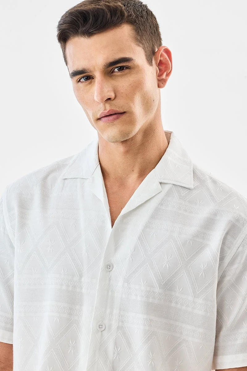 SNITCH Box Fit Self-design Shirt