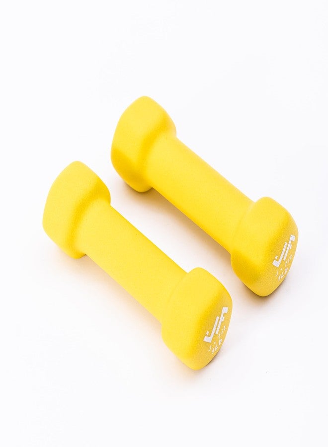 JFIT Neoprene Dumbbell Pairs, 1 LB - Image 1