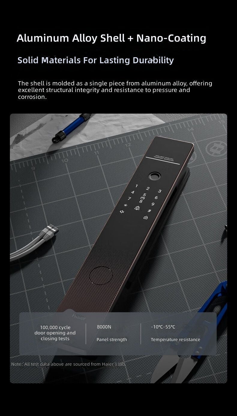 Haier Smart Fingerprint & Password Lock for Home Security - P30SE - Image 3