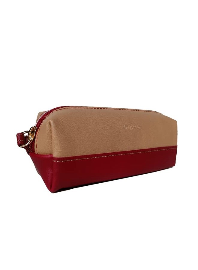 IMARS Stylish Blue Sand Wristlet Perfect for Women & Girls (Red Biege) - Image 5