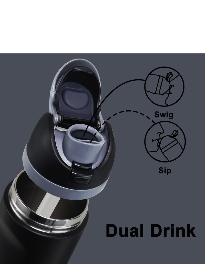 GIFUBOWA Insulated Water Bottle with Straw 950ml Bpa Free Leakproof for Hot & Cold Drinks - Image 4