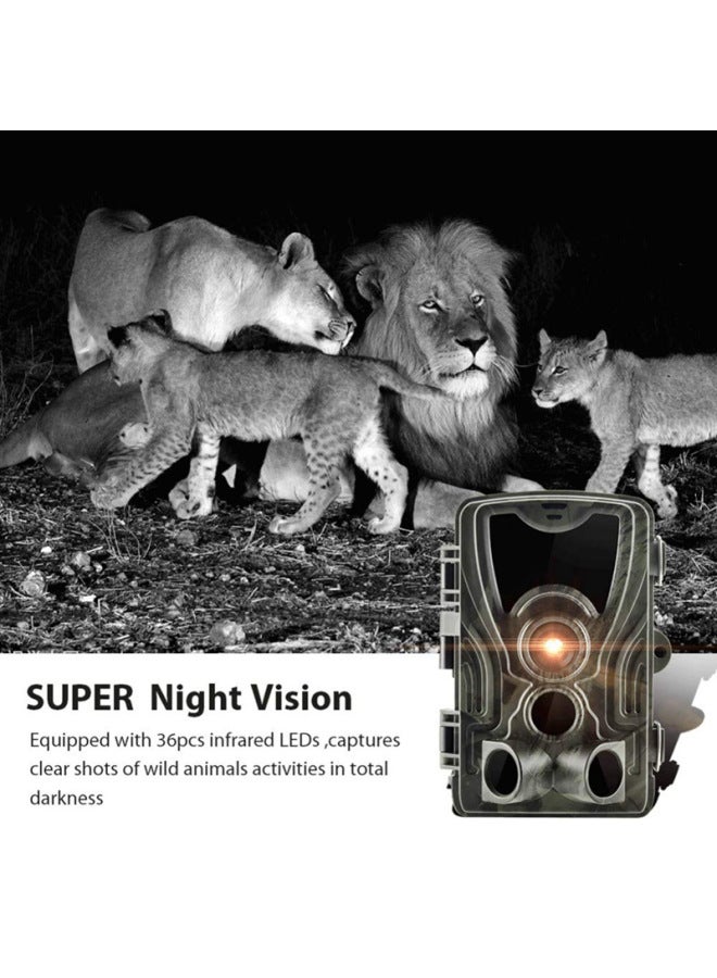 Generic HC801 20MP Infrared Camera 1080p Outdoor Ultra Long Standby HD Camera Courtyard Surveillance Camera-Color:HC801A  - Image 3
