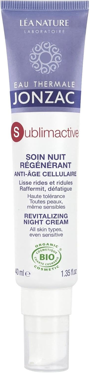 Eau Thermale Jonzac Organic Cosmetic Sublimactive Cellular AntiAging Night Cream 40 ml
