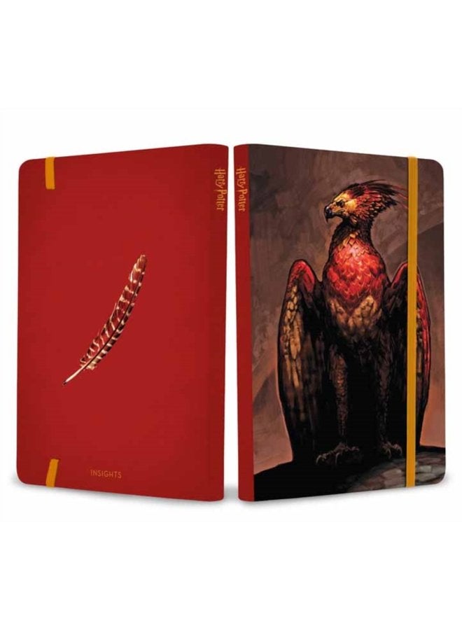 Harry Potter Fawkes Softcover Notebook - Paperback