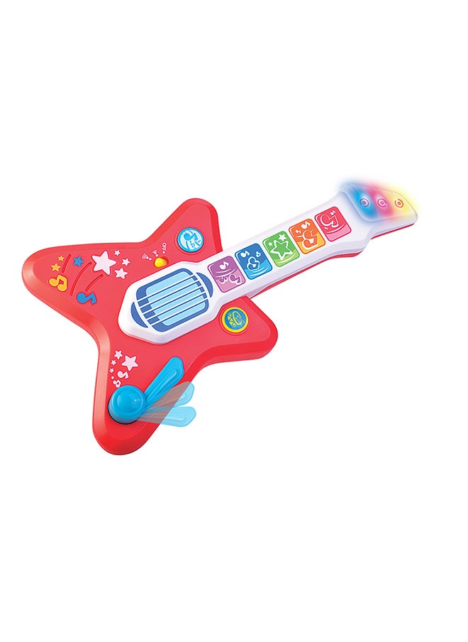 Happy Kids Little Learners Magic Touch Guitar - Interactive Baby Guitar Toy  - Image 3
