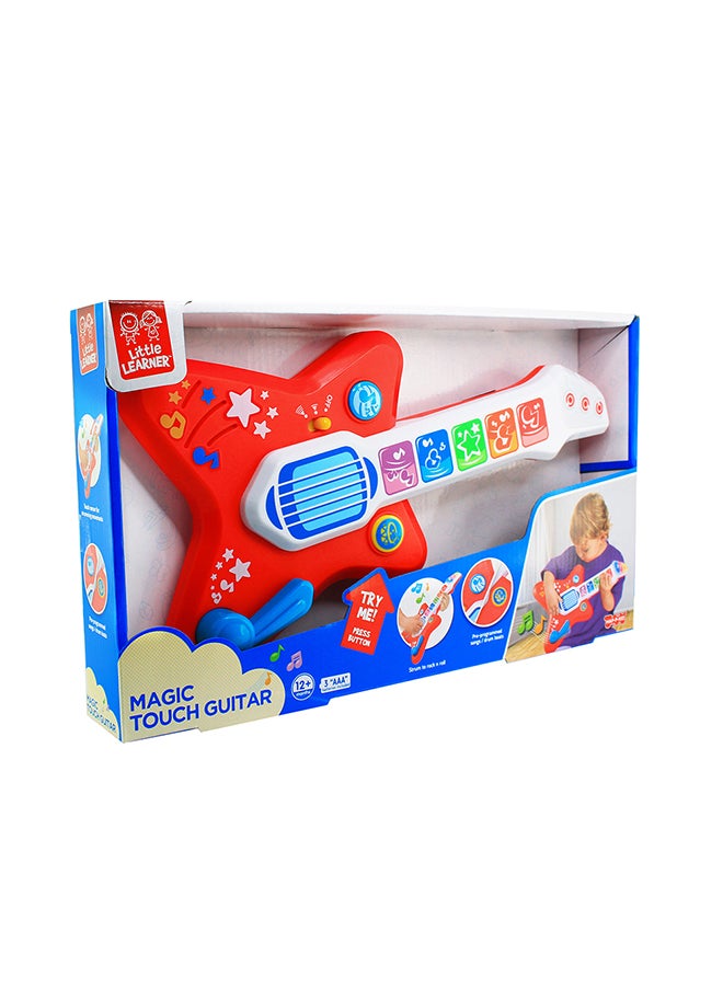 Happy Kids Little Learners Magic Touch Guitar - Interactive Baby Guitar Toy  - Image 2