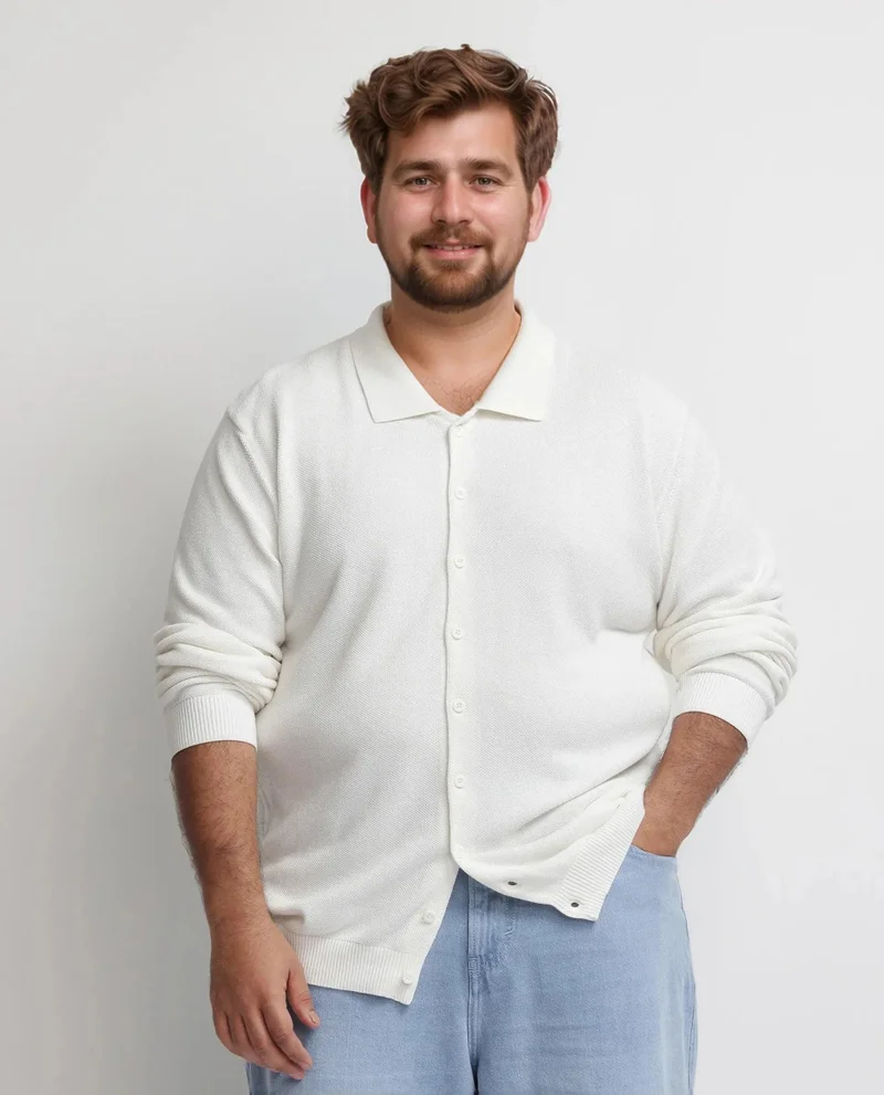 Rare Rabbit Men's Cotton Knitted Shirt