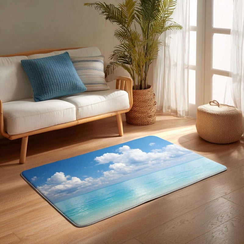 Personalized Washable Bath Mat Non Slip Design 47.24 x 31.5 Inch For Grooming Pets Bathroom Sink Bathtub Shower Area Dressing Room Laundry Hair Salon Barber Shop Gift Option - Image 2