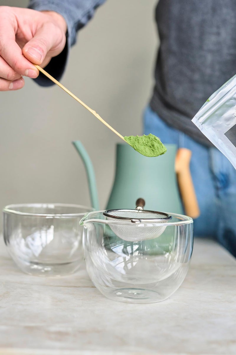 Flavoma Japanese Bamboo Matcha Spoon (Chashaku), [Pack of 2], Bamboo Teaspoon Matcha Powder Scoop Teaware Tea Ceremony Accessory - Image 5