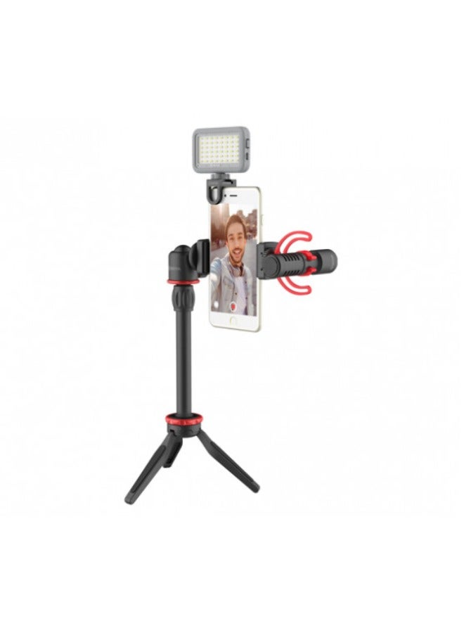 بويا مجموعة BY-VG350 لمدون الفيديو للهواتف الذكية مع ميكروفون BY-MM1 وإضاءة LED وملحقاتها  - Image 4