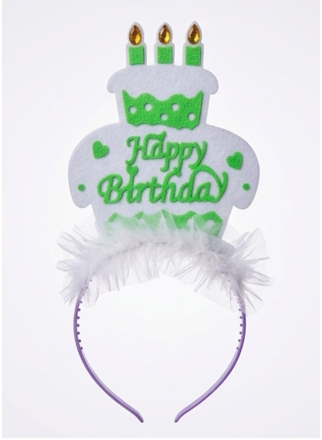 Birthday Candles Headband For Kids Party One Size Multi Color - Image 1