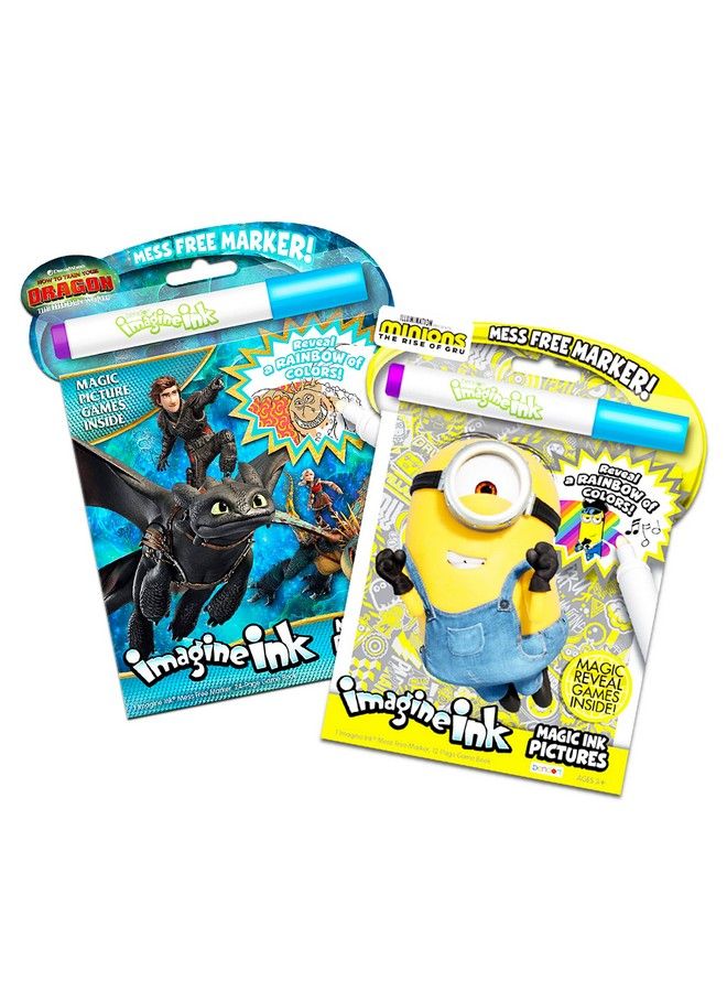 Bendon Publishing Imagine Ink Coloring Book Assorted Set For Boys With Stickers (Bundle Includes 6 No Mess Books Featuring Cars Mickey Mouse And More) - Image 3