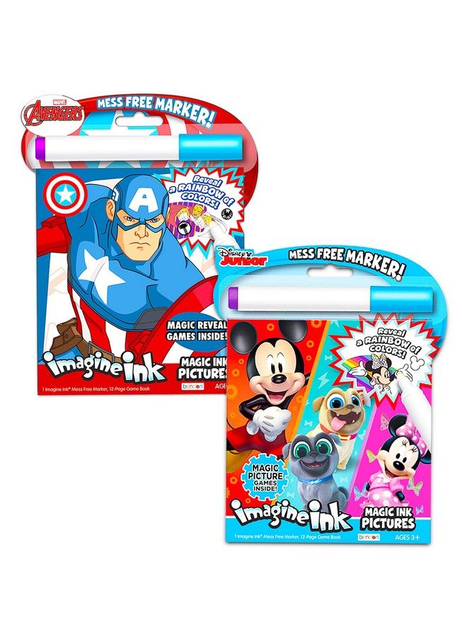 Bendon Publishing Imagine Ink Coloring Book Assorted Set For Boys With Stickers (Bundle Includes 6 No Mess Books Featuring Cars Mickey Mouse And More) - Image 5