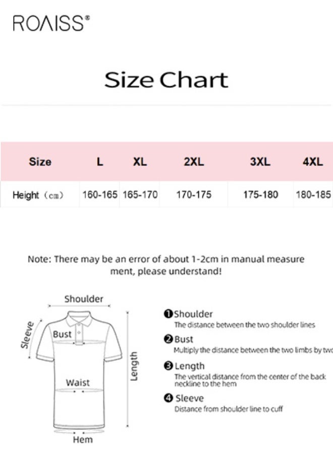 roaiss Mens 2pcs Pajamas Set Short Sleeve Top Shorts Modal Pjs Soft Comfy Casua Lightweight Nightwear Sleepwear Loungewear with Pocket Summer for Men - Image 5