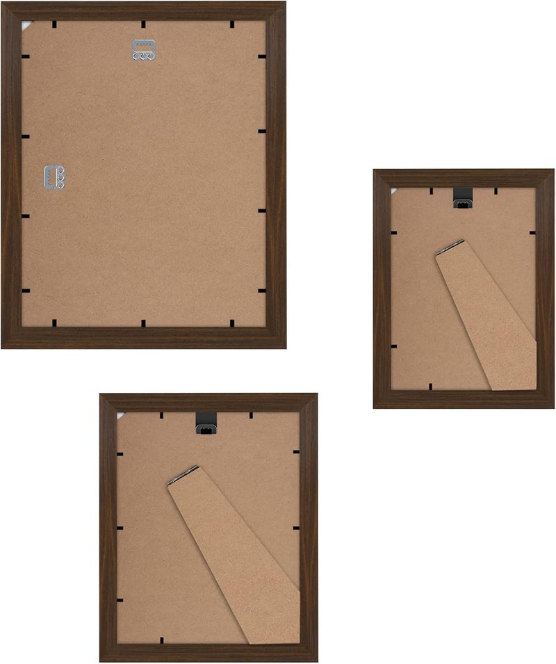 Americanflat 7 Pack Gallery Wall Set | Displays One 11x14, Two 8x10, and Four 5x7 inch photos. Shatter-Resistant Glass. Hanging Hardware Included! - Image 5