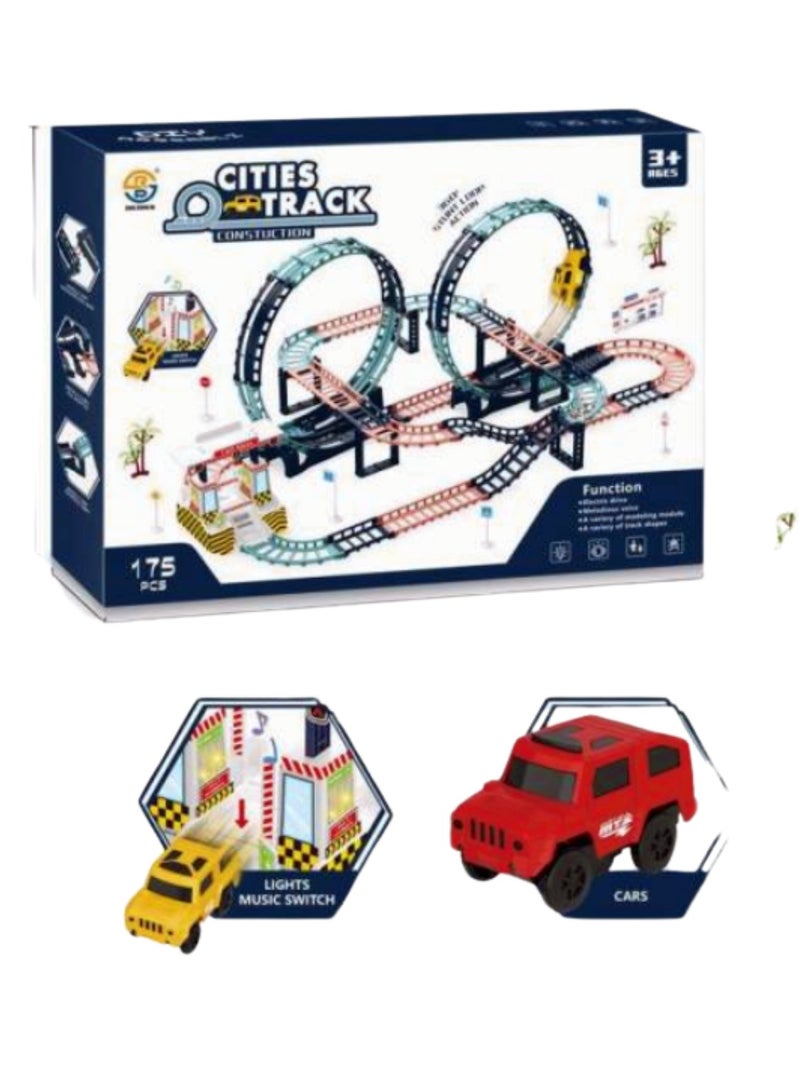 Stunt Racing Track Loop Set Multicolor 