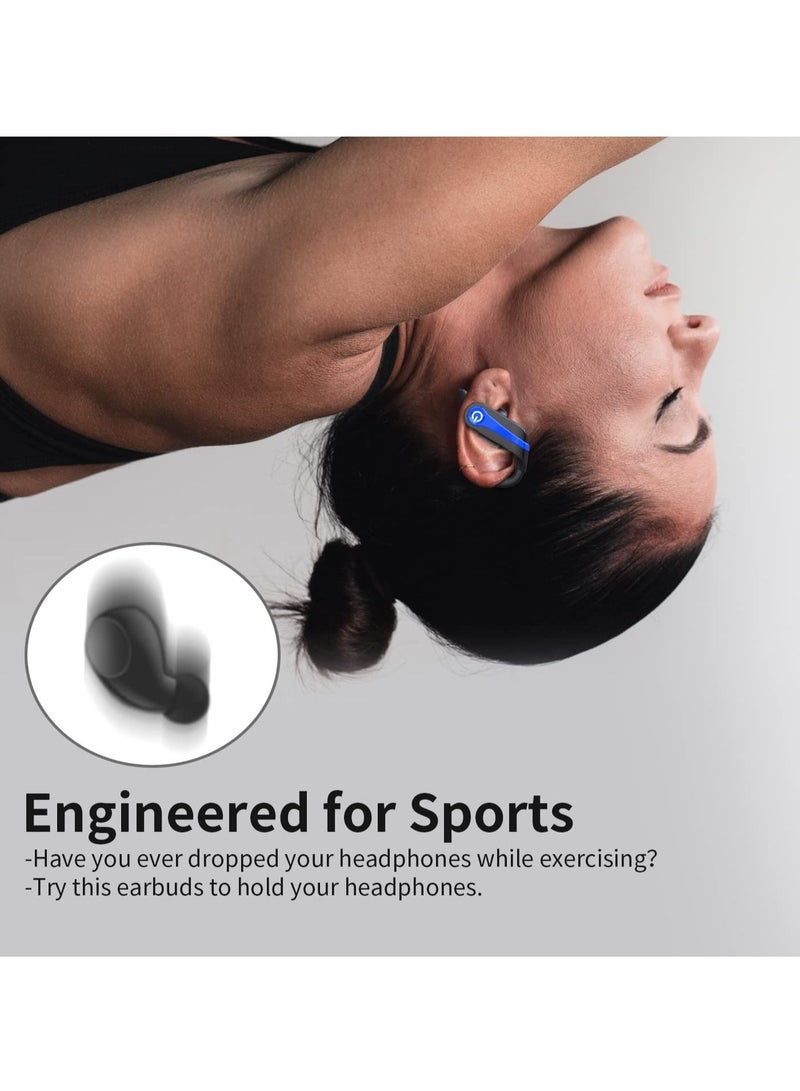 Wireless Earbuds Bluetooth 5.1 Headphones Sport Wireless Earphones in Ear Noise Cancelling Earbuds with Mic Earhooks IP7 Waterproof USB-C 40H Playtime  - Image 2
