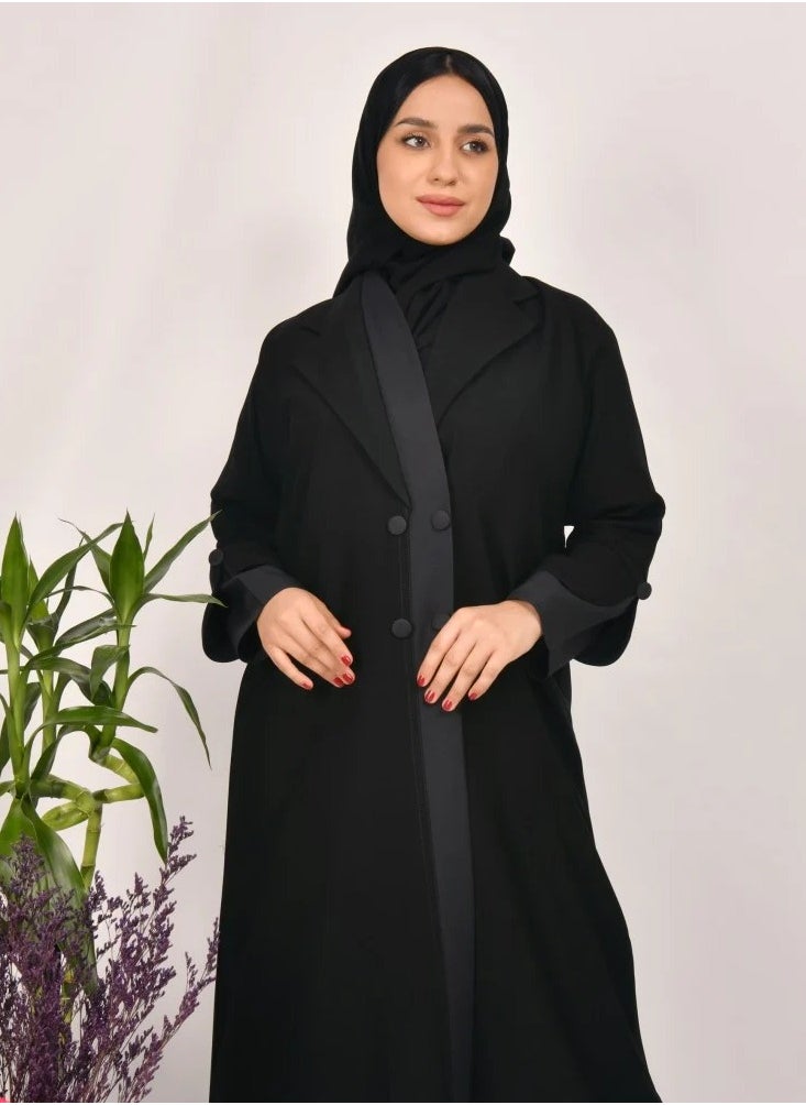 Classic Kaaf Abaya - Black Button Formal - pzsku/ZC5941CF812B20A107B4FZ/45/_/1728373308/79172be9-6e66-4c59-bf5f-f776db298c8d