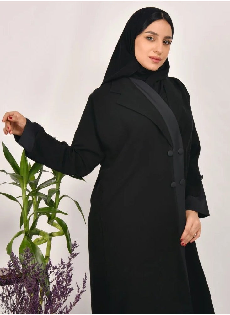 Classic Kaaf Abaya - Black Button Formal - pzsku/ZC5941CF812B20A107B4FZ/45/_/1728373328/9a9c18dd-69e8-467e-ab89-65c8d2fdd266